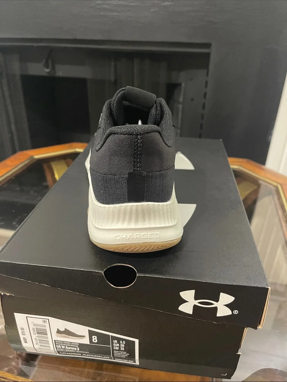 Under Armour Men’s Black and White Athletic Trainer